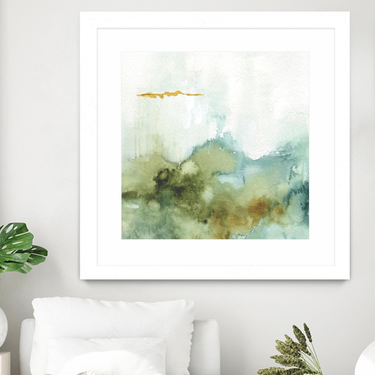 My Greenhouse Abstract III by Albena Hristova on GIANT ART - multi abstract gold