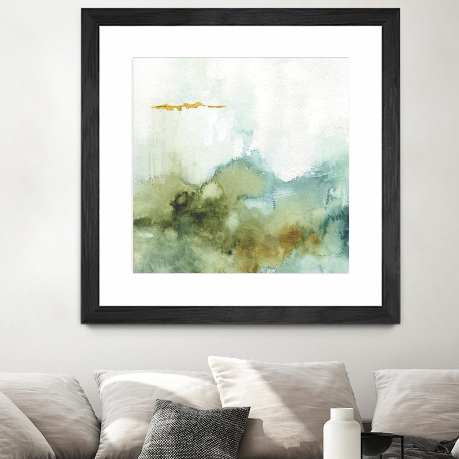 My Greenhouse Abstract III by Albena Hristova on GIANT ART - multi abstract gold