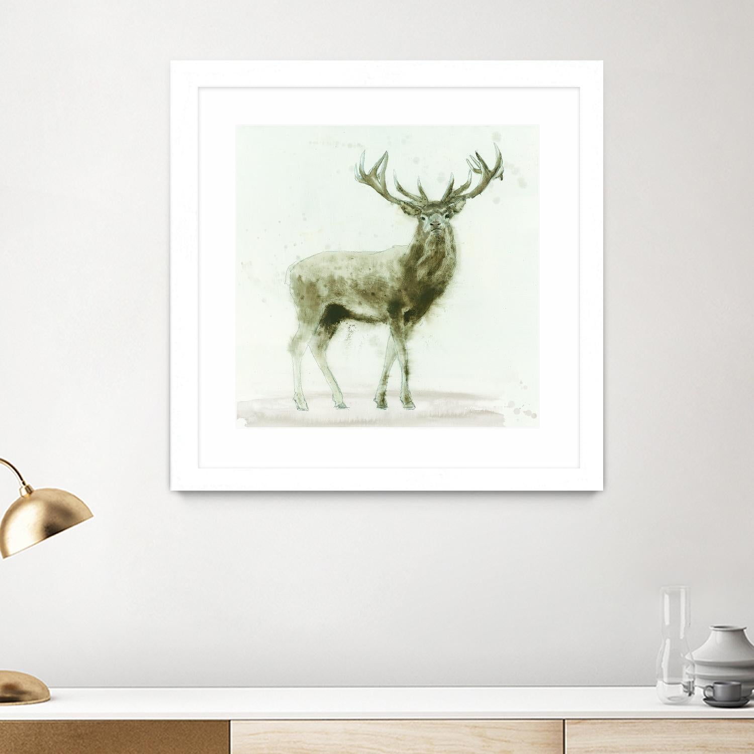 Stag 2 by James Wiens on GIANT ART - brown animals