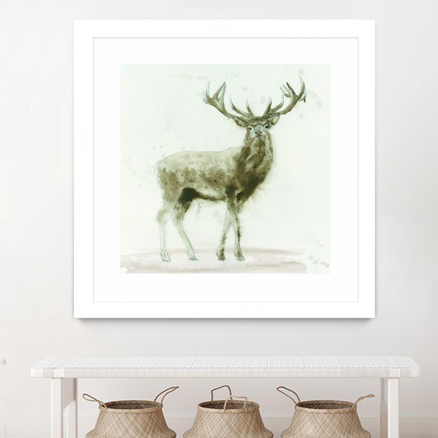 Stag 2 by James Wiens on GIANT ART - brown animals