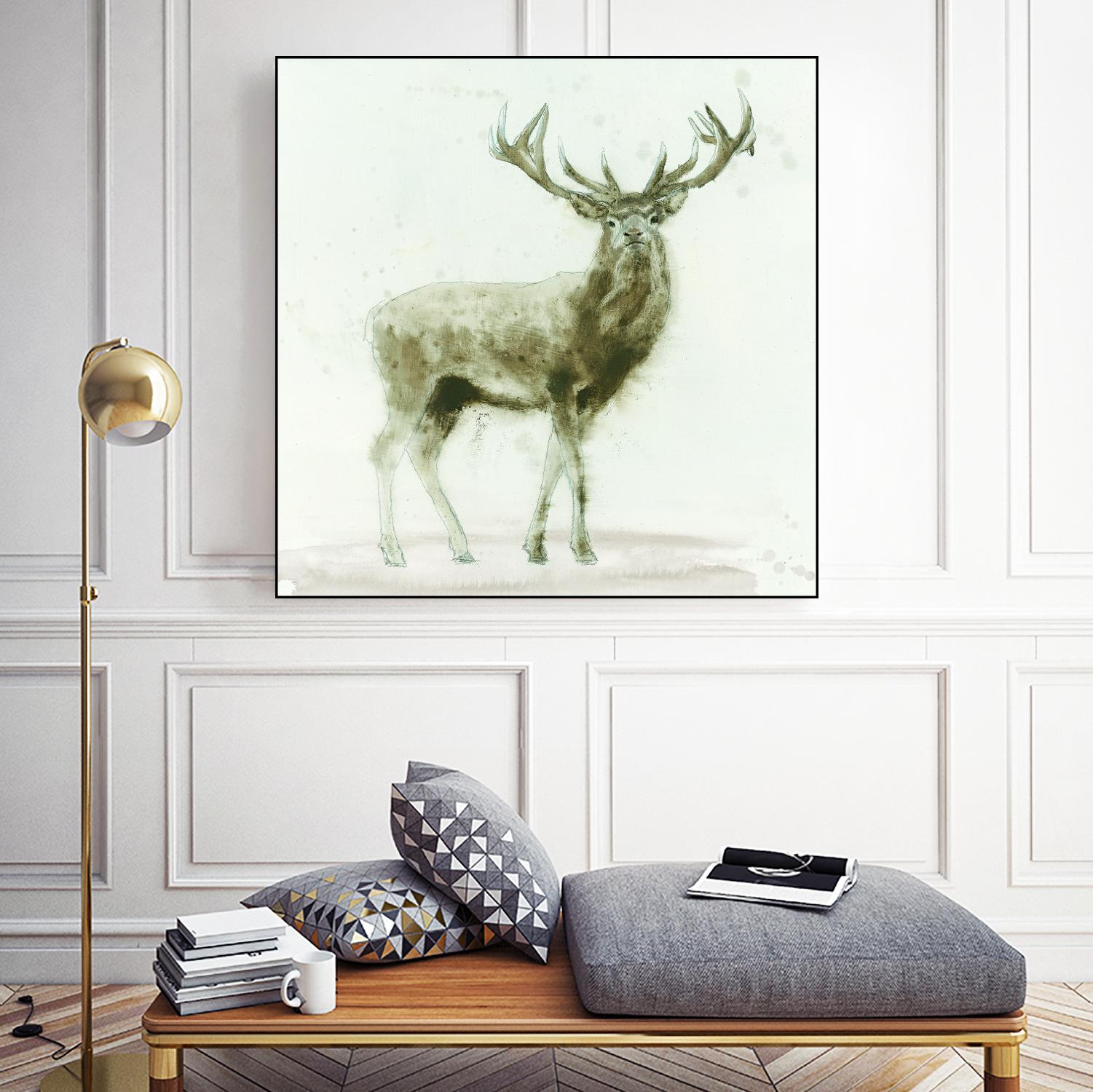 Stag 2 by James Wiens on GIANT ART - brown animals