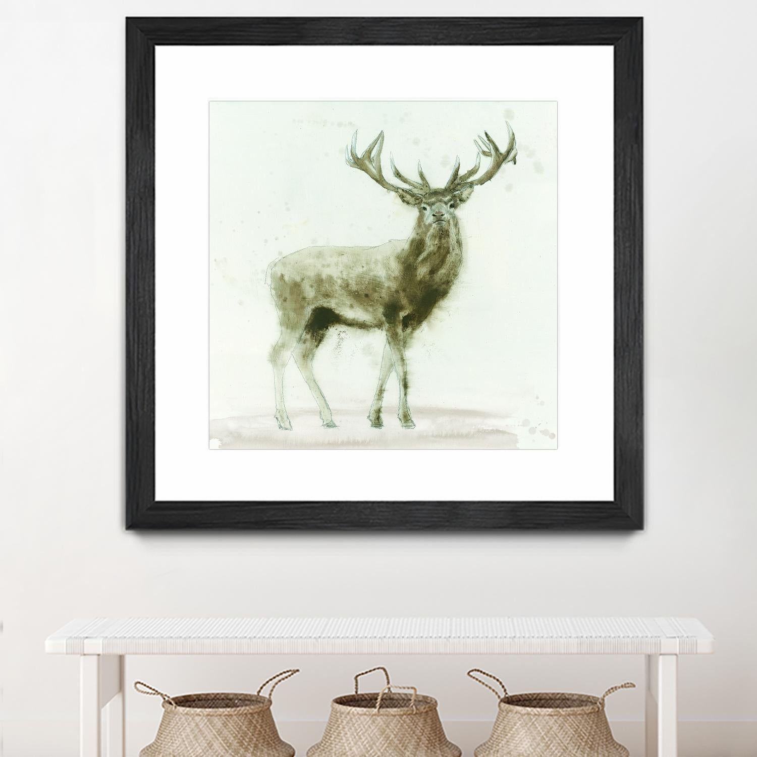 Stag 2 by James Wiens on GIANT ART - brown animals