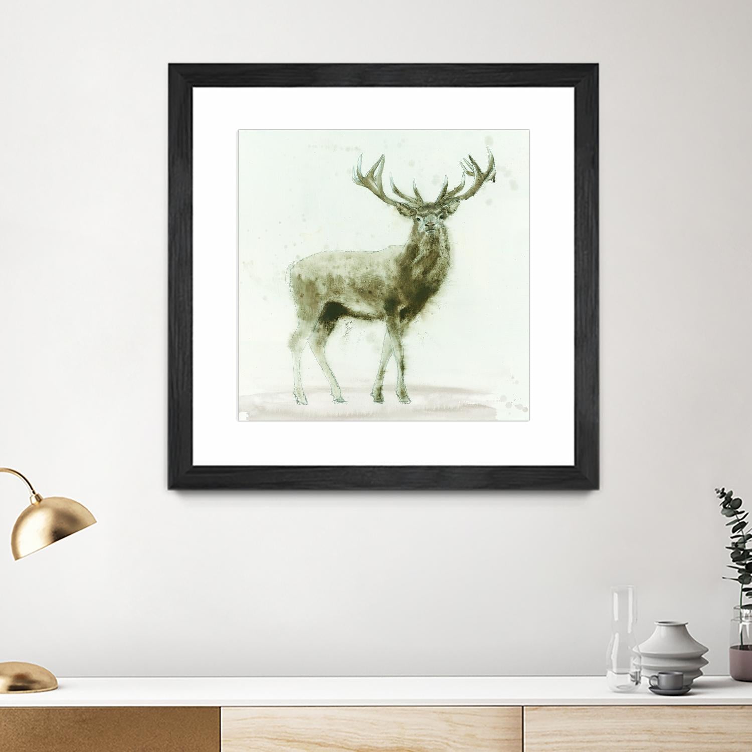 Stag 2 by James Wiens on GIANT ART - brown animals