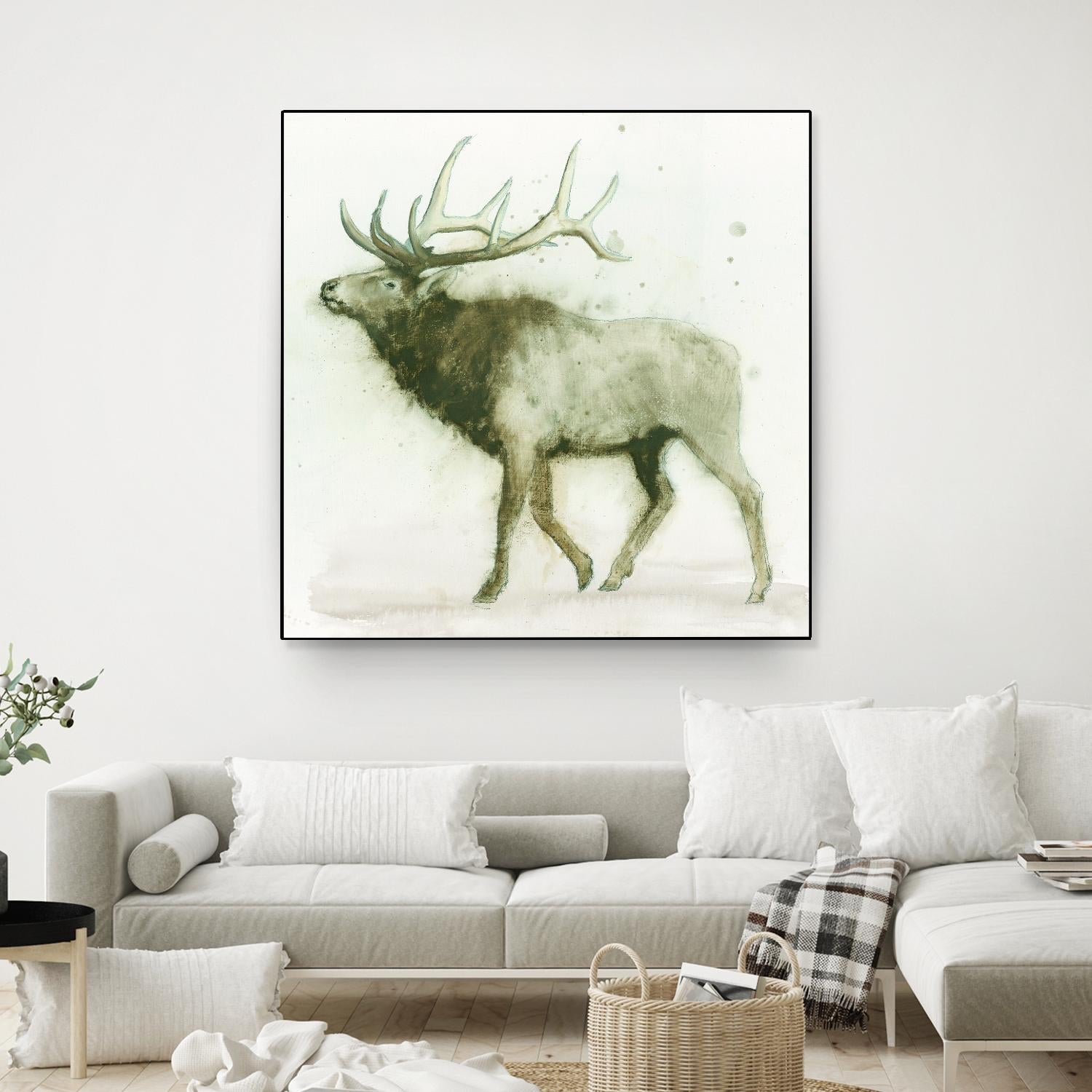 Elk 2 by James Wiens on GIANT ART - brown animals