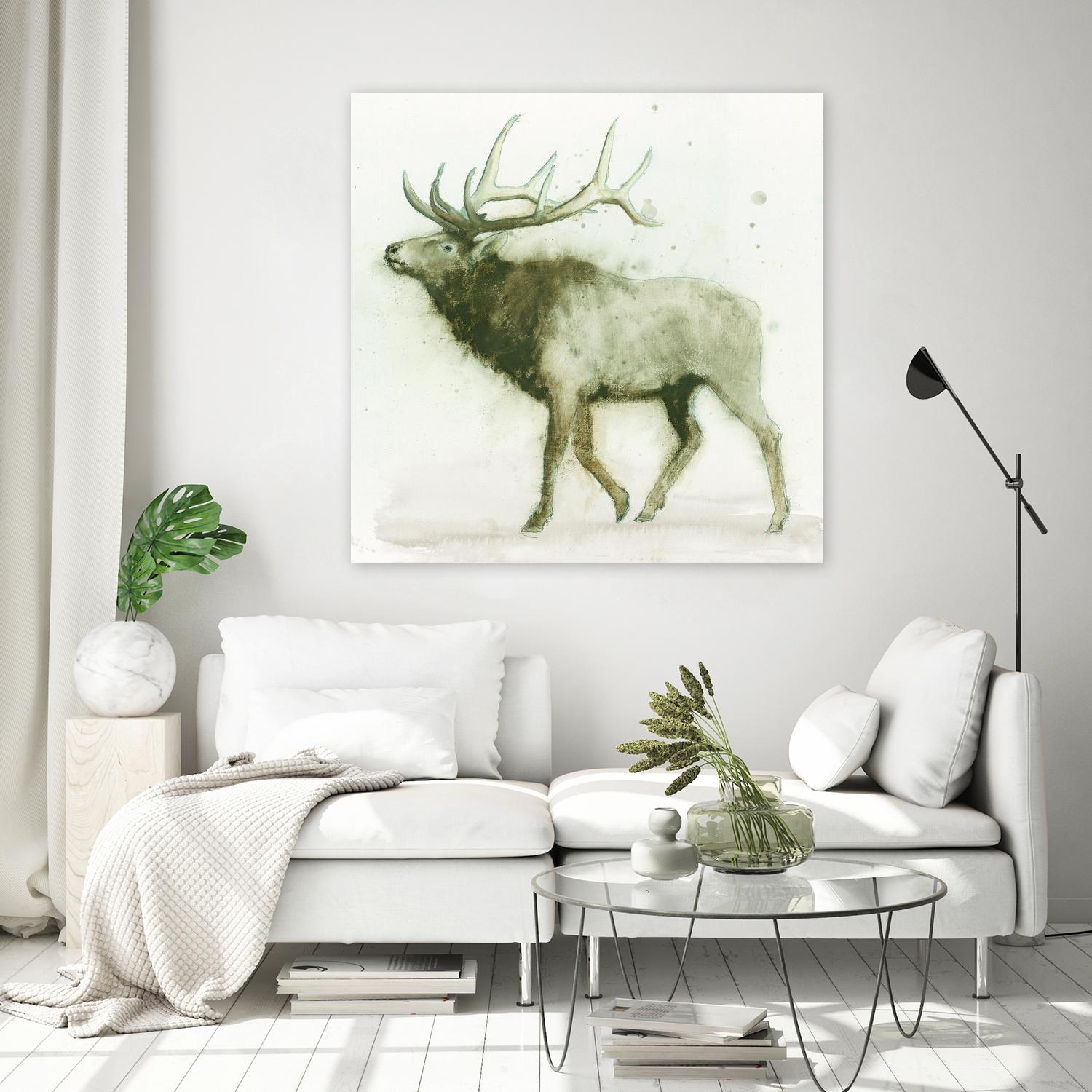 Elk 2 by James Wiens on GIANT ART - beige animals deer