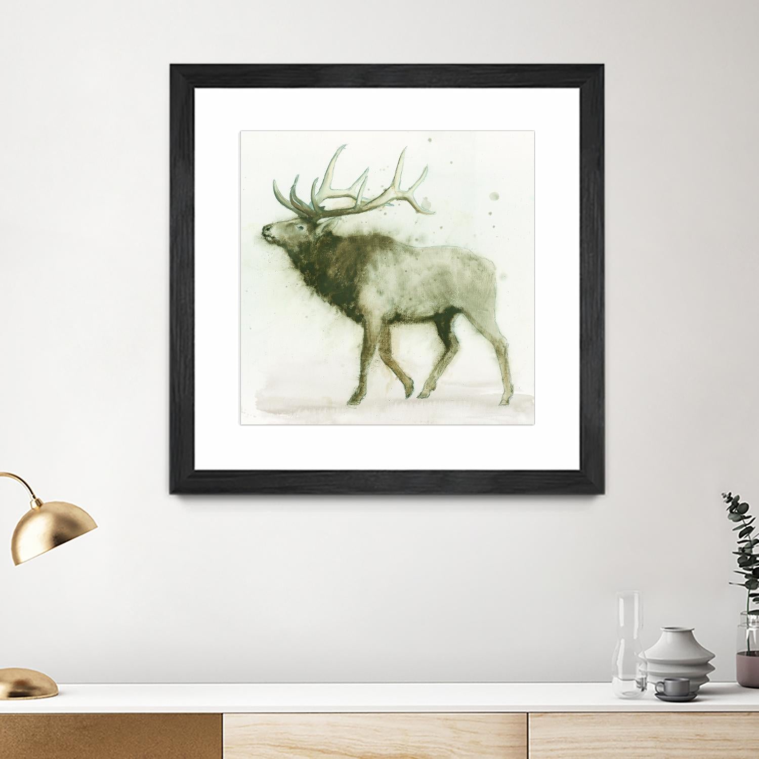 Elk 2 by James Wiens on GIANT ART - brown animals