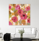 Glorious Pink Floral III by Silvia Vassileva on GIANT ART - yellow floral