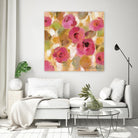 Glorious Pink Floral III by Silvia Vassileva on GIANT ART - yellow floral