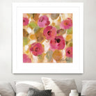 Glorious Pink Floral III by Silvia Vassileva on GIANT ART - yellow floral