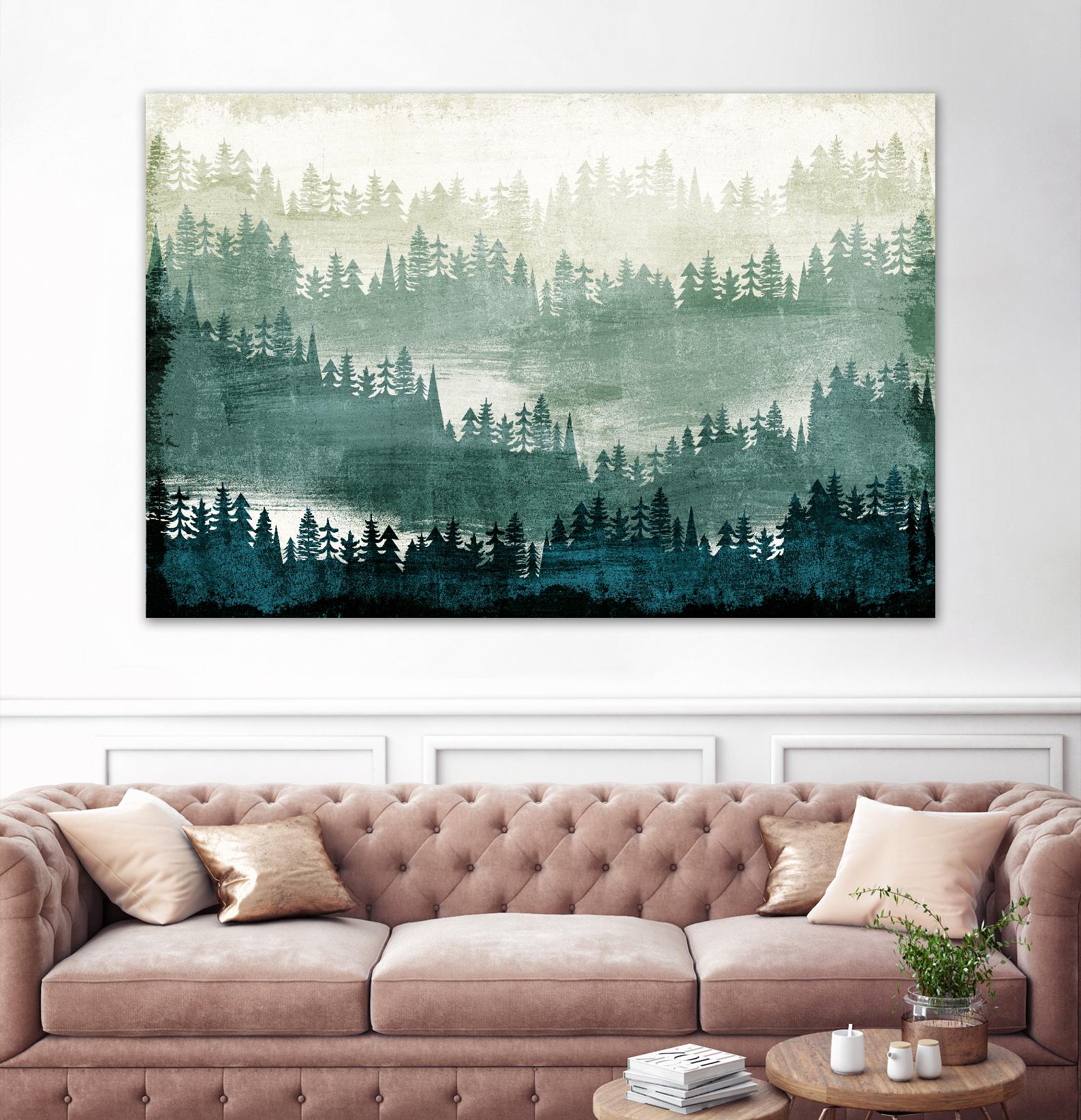 Mountainscape by Michael Mullan on GIANT ART - white landscape