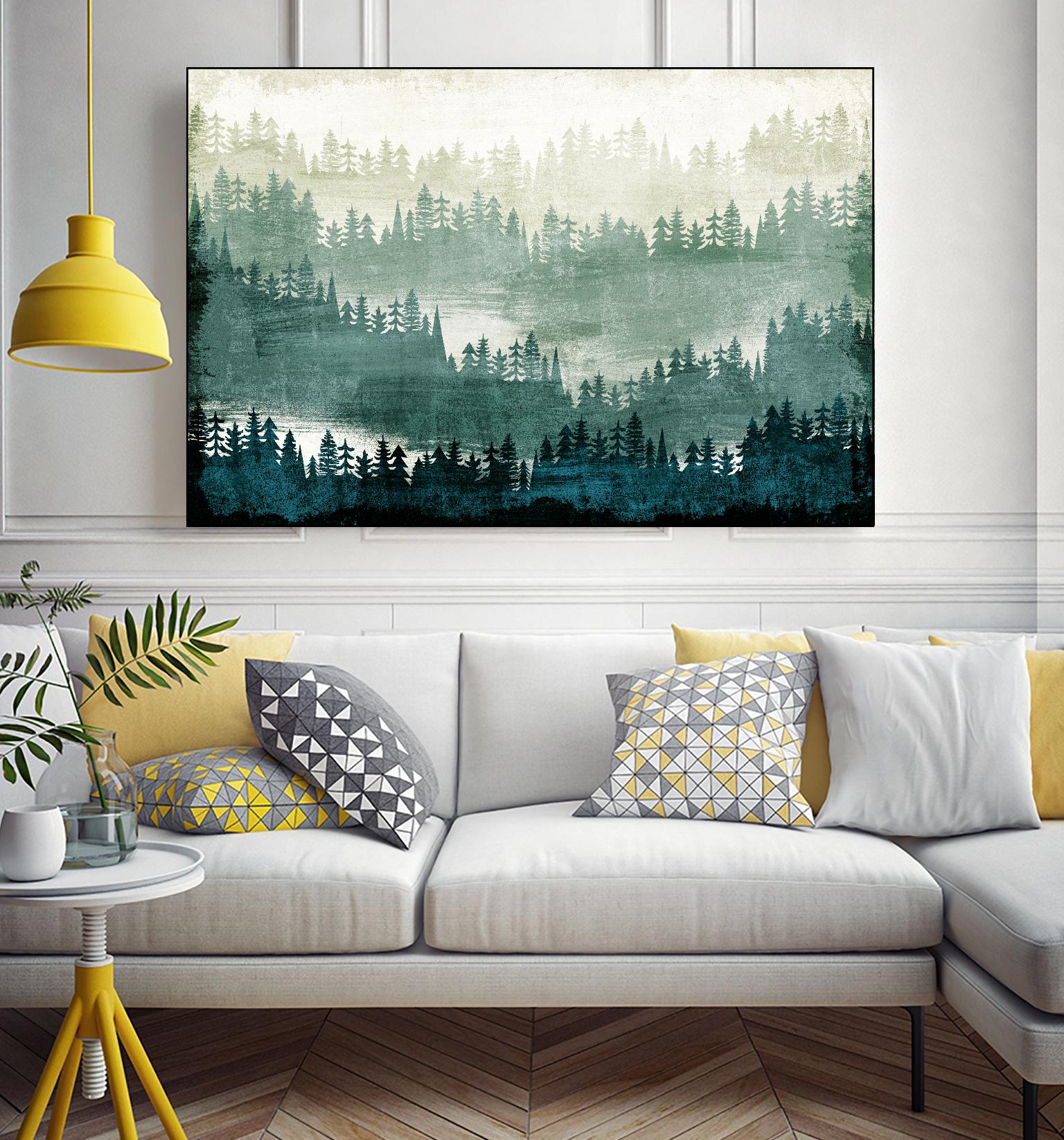 Mountainscape by Michael Mullan on GIANT ART - white landscape