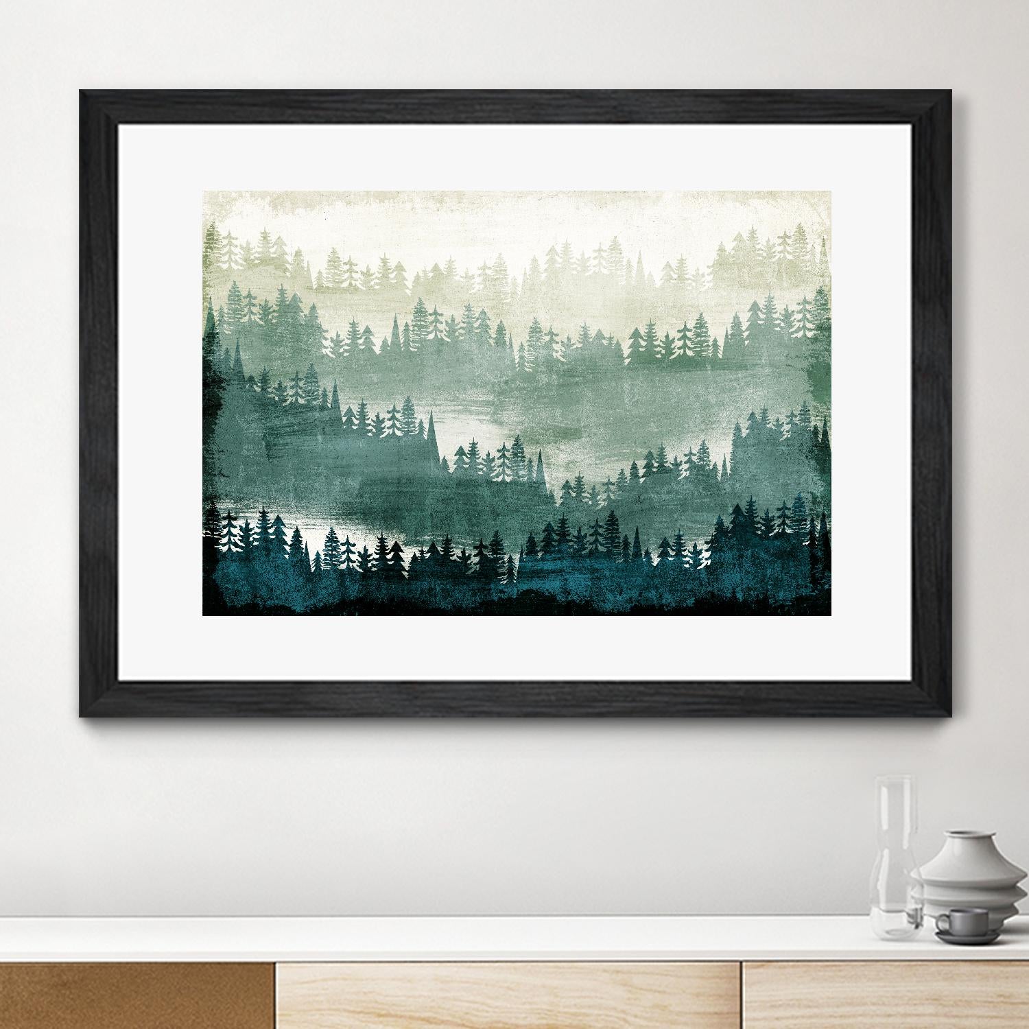 Mountainscape by Michael Mullan on GIANT ART - white landscape