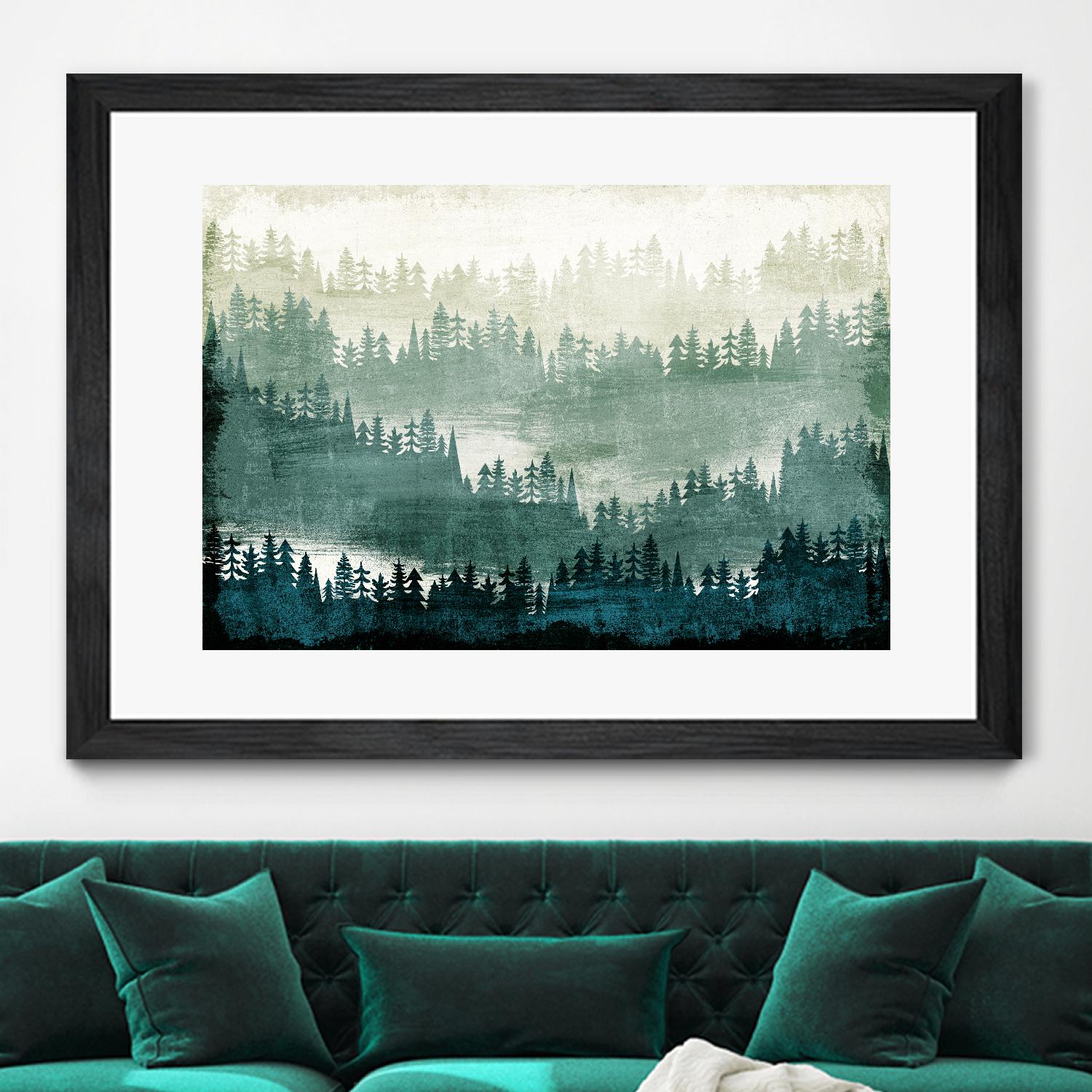 Mountainscape by Michael Mullan on GIANT ART - white landscape