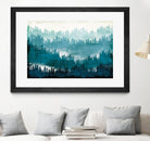 Mountainscape Blue by Michael Mullan on GIANT ART - white landscape