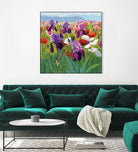 Early June by Shirley Novak on GIANT ART - green floral