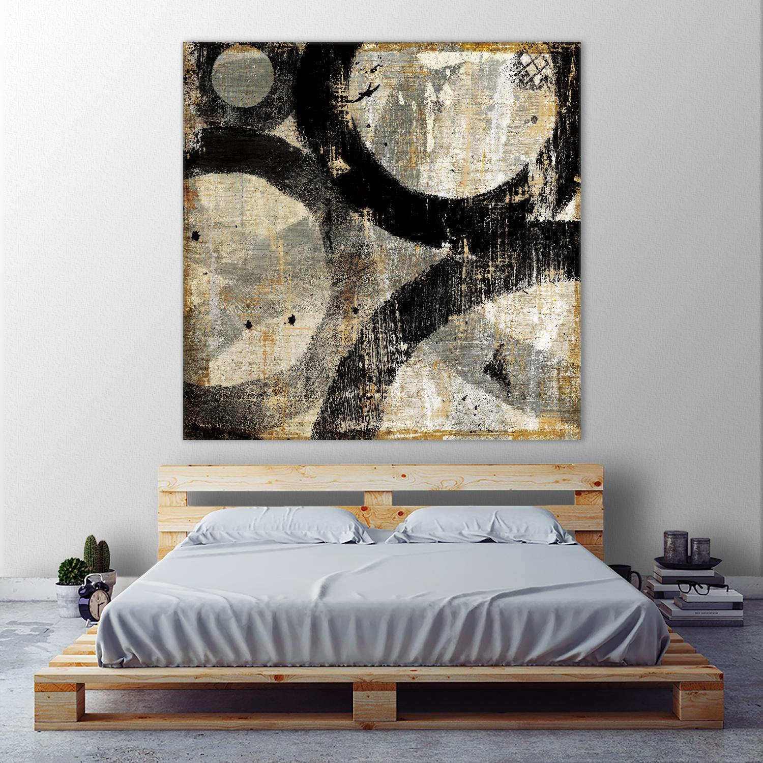 Industrial II by Michael Mullan on GIANT ART - beige abstract