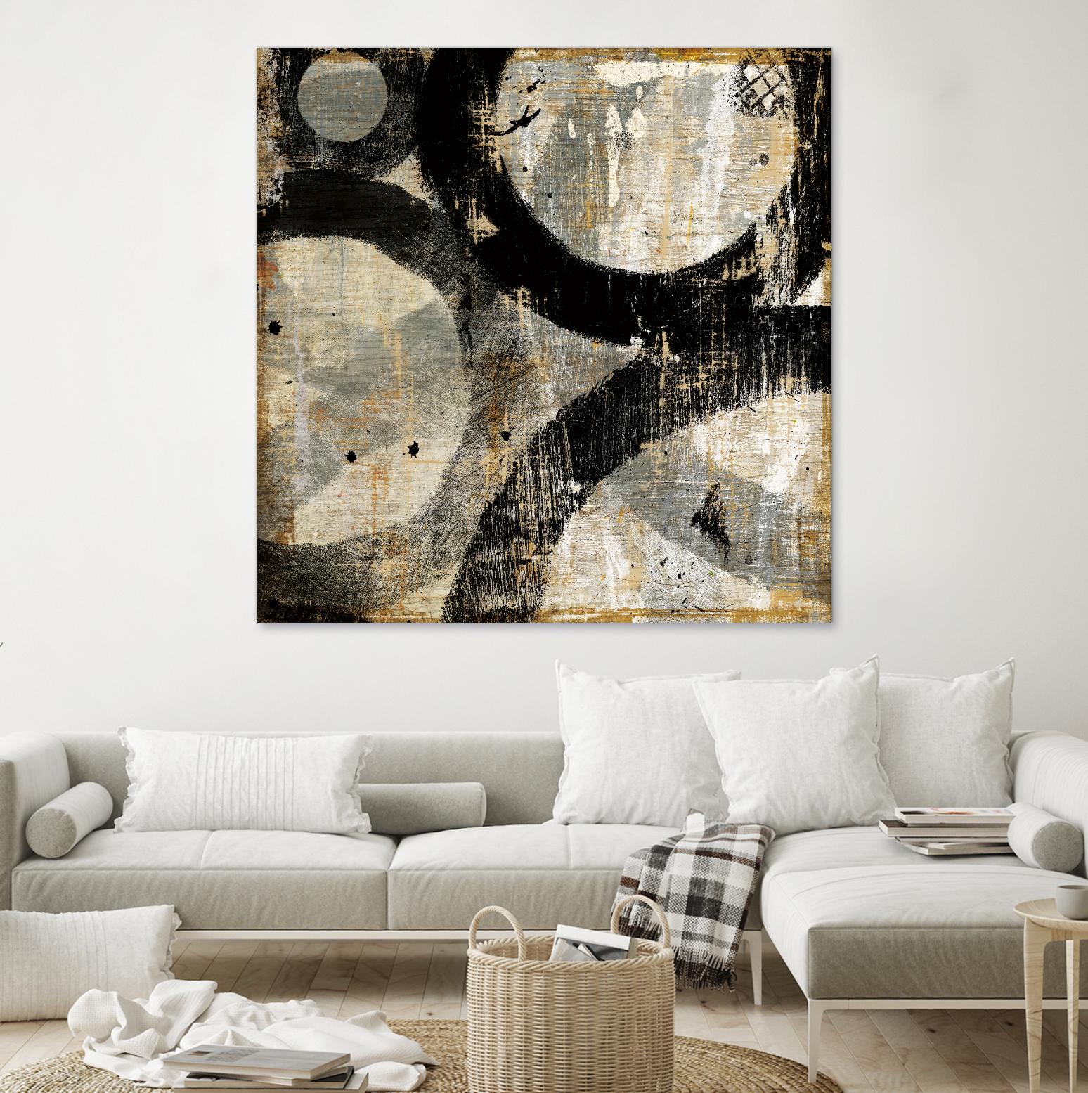 Industrial II by Michael Mullan on GIANT ART - beige abstract