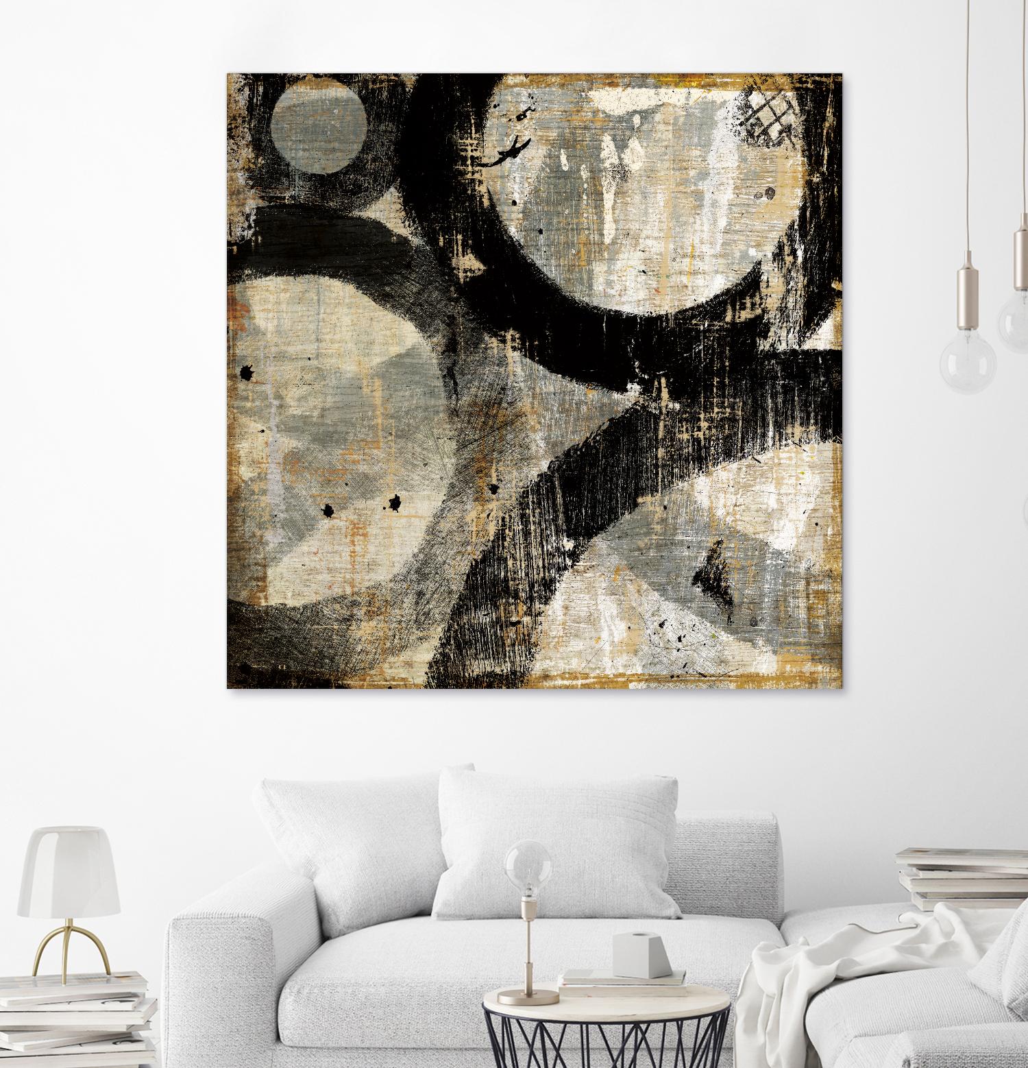 Industrial II by Michael Mullan on GIANT ART - beige abstract