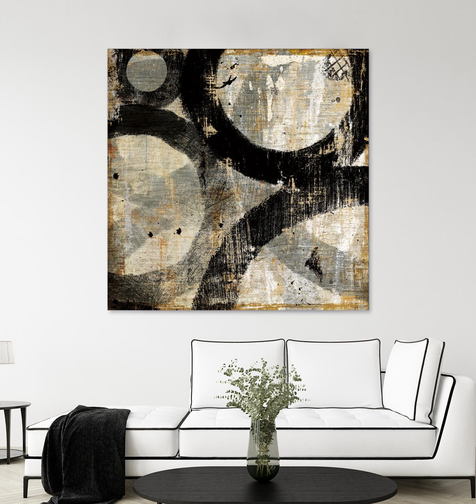 Industrial II by Michael Mullan on GIANT ART - beige abstract