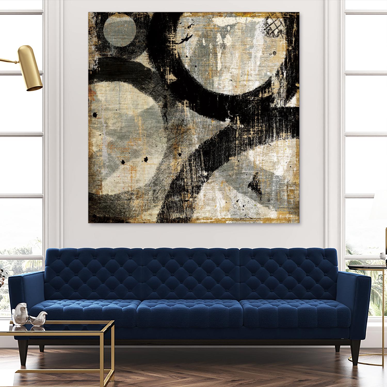 Industrial II by Michael Mullan on GIANT ART - beige abstract