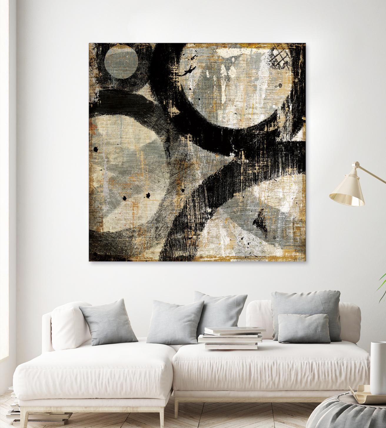 Industrial II by Michael Mullan on GIANT ART - beige abstract