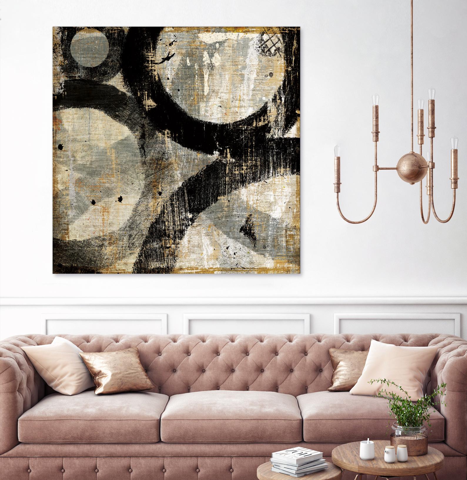 Industrial II by Michael Mullan on GIANT ART - beige abstract
