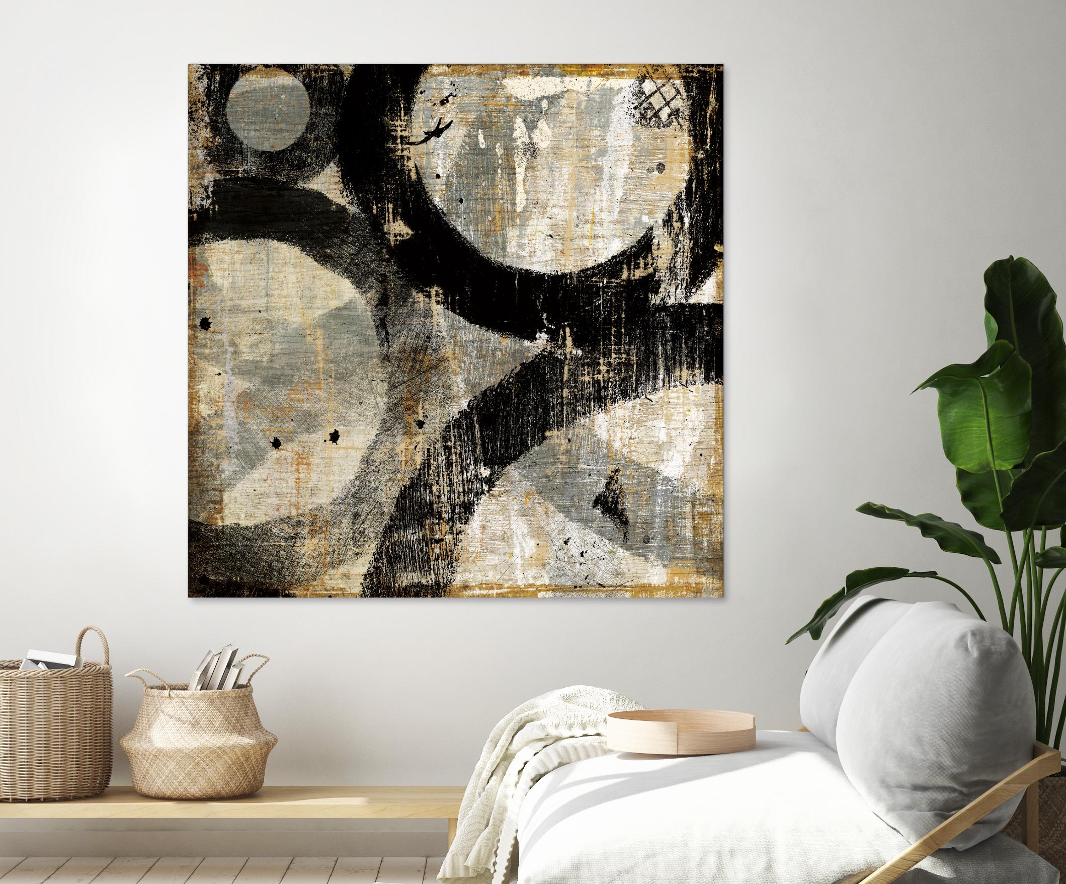 Industrial II by Michael Mullan on GIANT ART - beige abstract