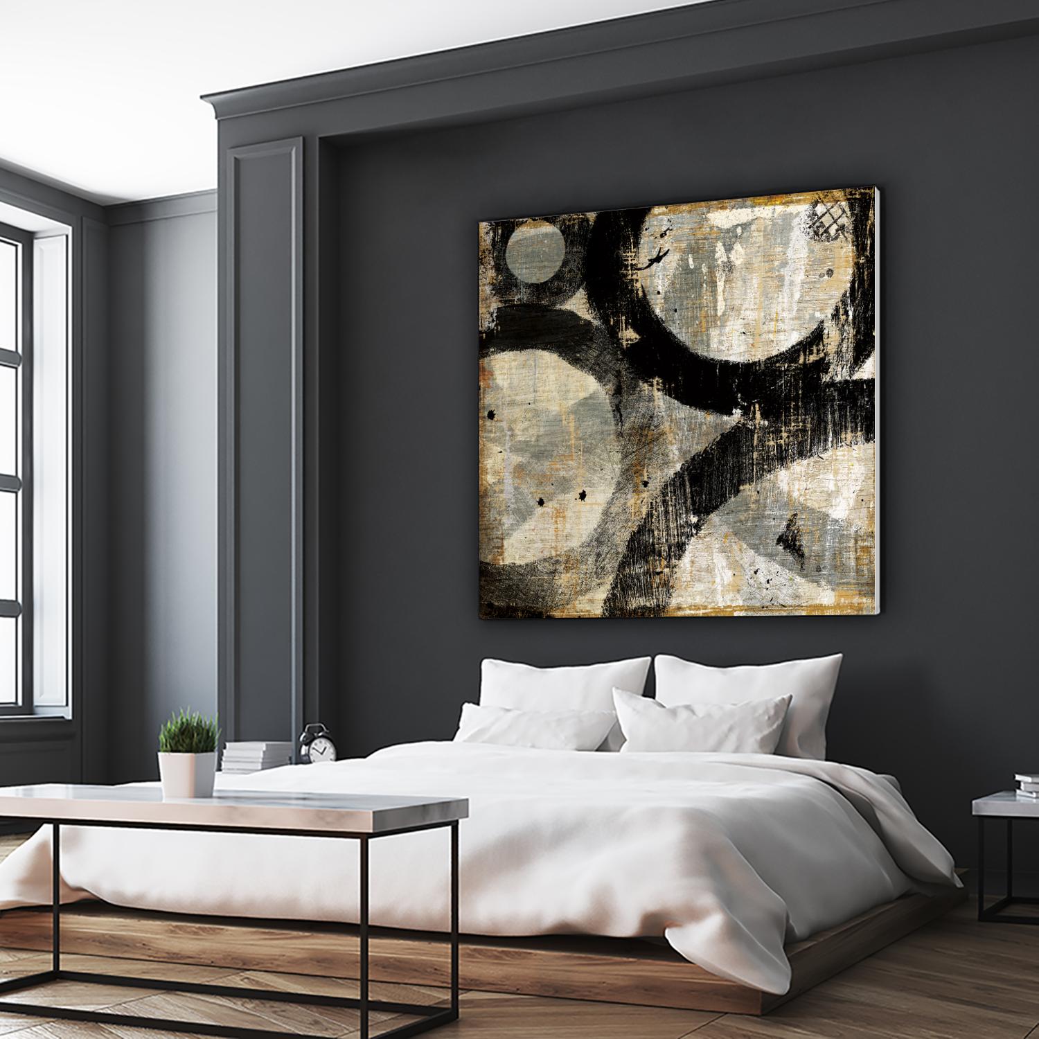 Industrial II by Michael Mullan on GIANT ART - beige abstract