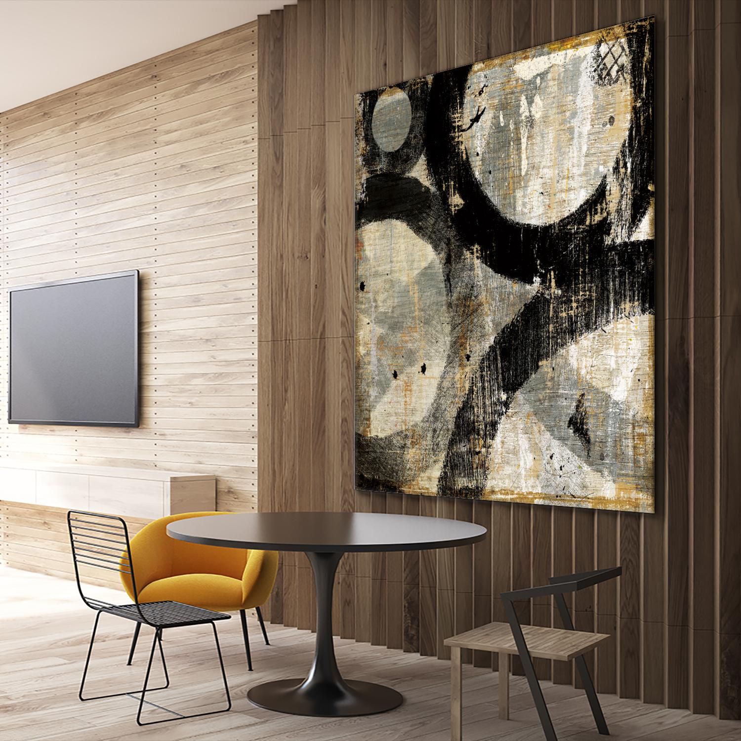 Industrial II by Michael Mullan on GIANT ART - beige abstract