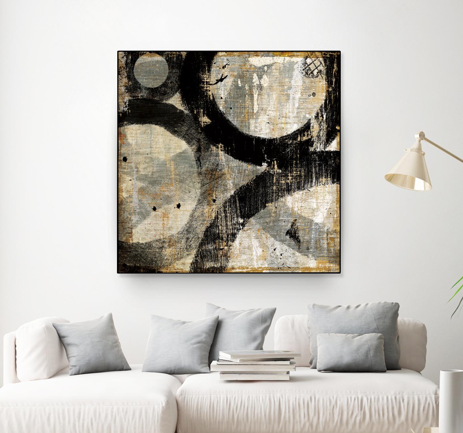 Industrial II by Michael Mullan on GIANT ART - beige abstract