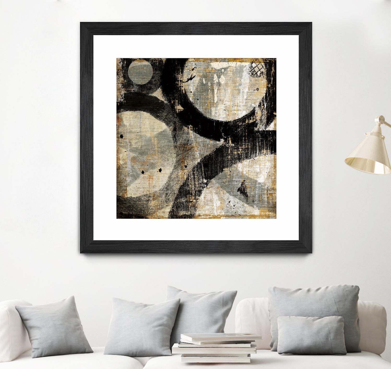 Industrial II by Michael Mullan on GIANT ART - beige abstract