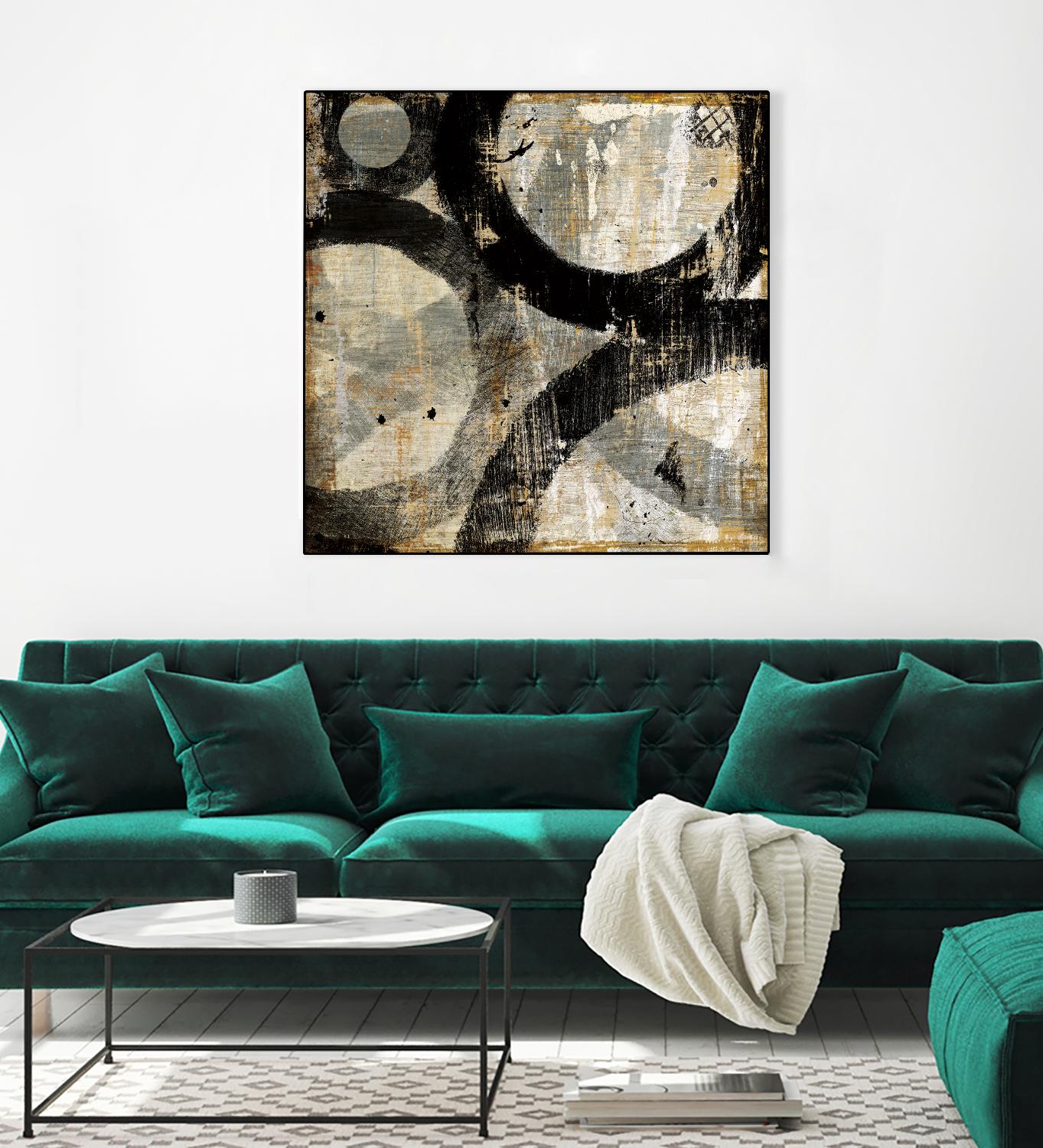 Industrial II by Michael Mullan on GIANT ART - beige abstract