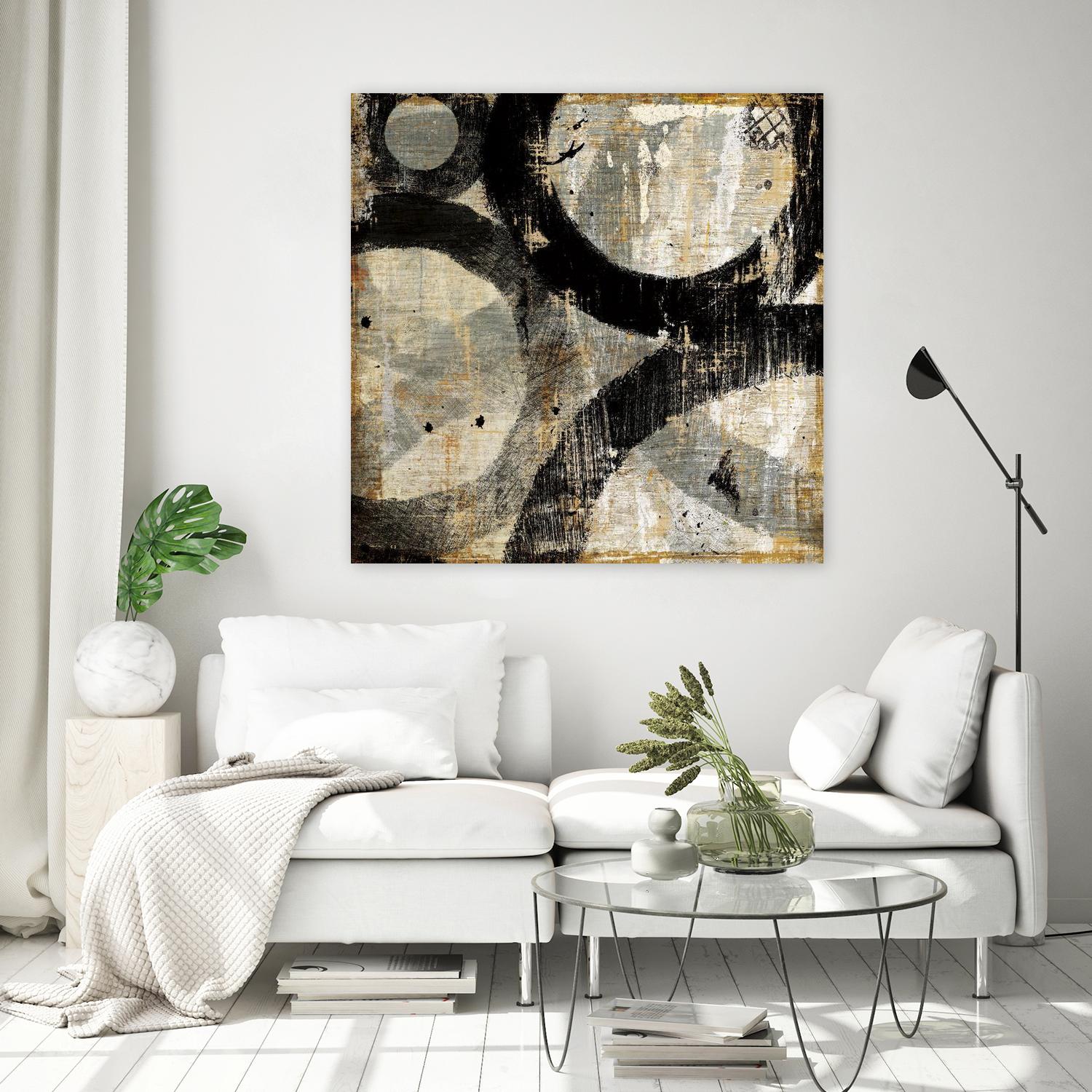 Industrial II by Michael Mullan on GIANT ART - beige abstract