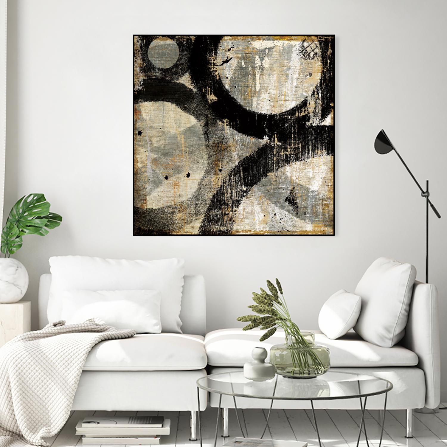 Industrial II by Michael Mullan on GIANT ART - beige abstract