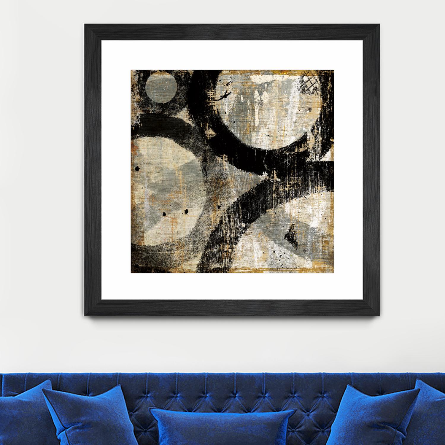 Industrial II by Michael Mullan on GIANT ART - beige abstract