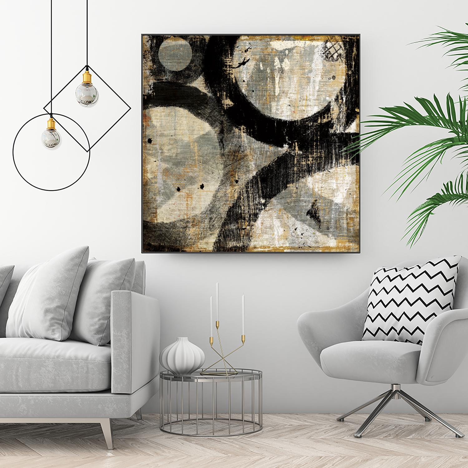 Industrial II by Michael Mullan on GIANT ART - beige abstract