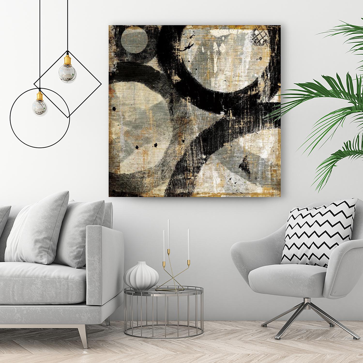 Industrial II by Michael Mullan on GIANT ART - beige abstract