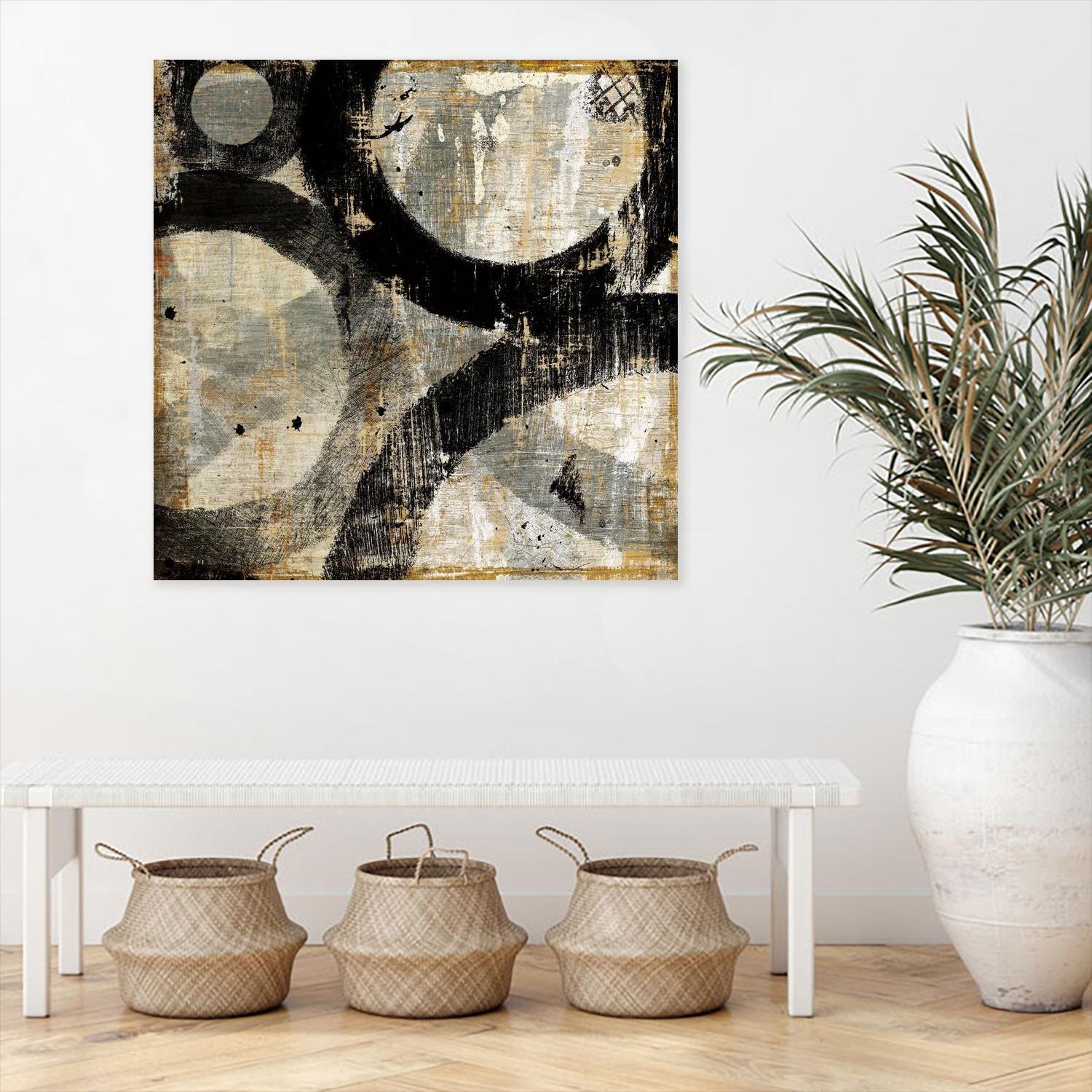 Industrial II by Michael Mullan on GIANT ART - beige abstract