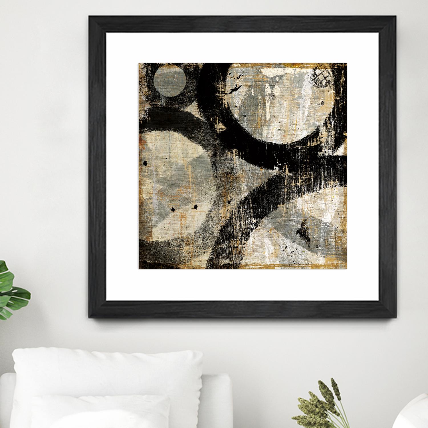 Industrial II by Michael Mullan on GIANT ART - beige abstract