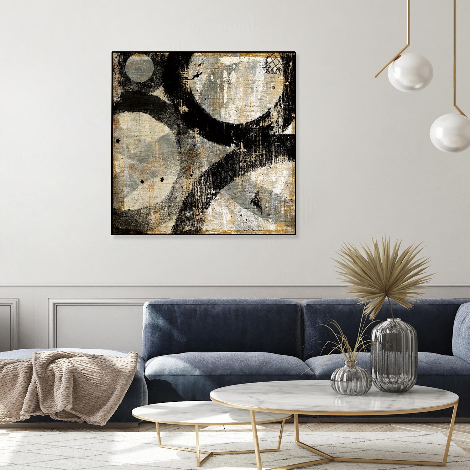 Industrial II by Michael Mullan on GIANT ART - beige abstract