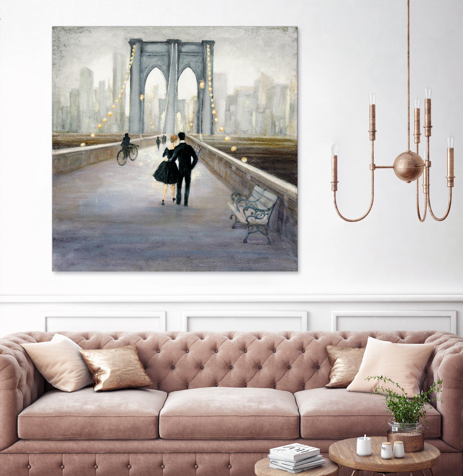 Bridge to New York 2 by Julia Purinton on GIANT ART - grey everyday life
