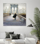 Bridge to New York 2 by Julia Purinton on GIANT ART - grey everyday life