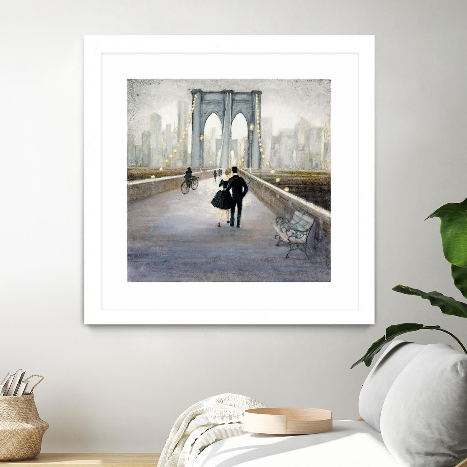 Bridge to New York 2 by Julia Purinton on GIANT ART - grey everyday life