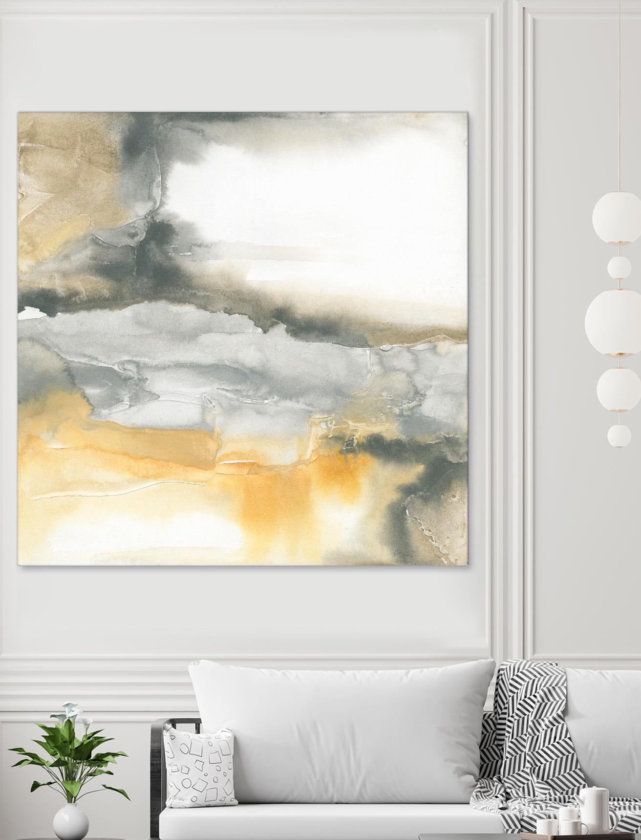 Minerals I by Chris Paschke on GIANT ART - grey abstract