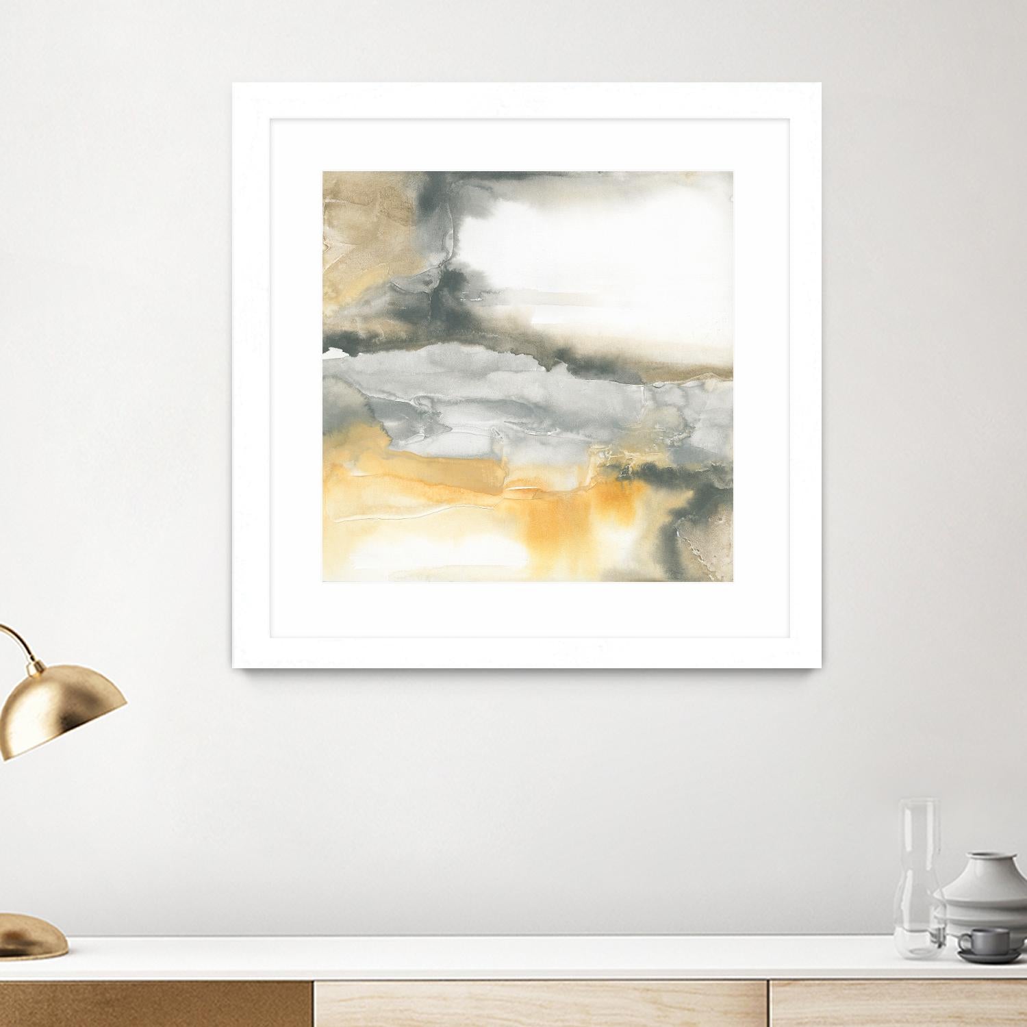 Minerals I by Chris Paschke on GIANT ART - grey abstract