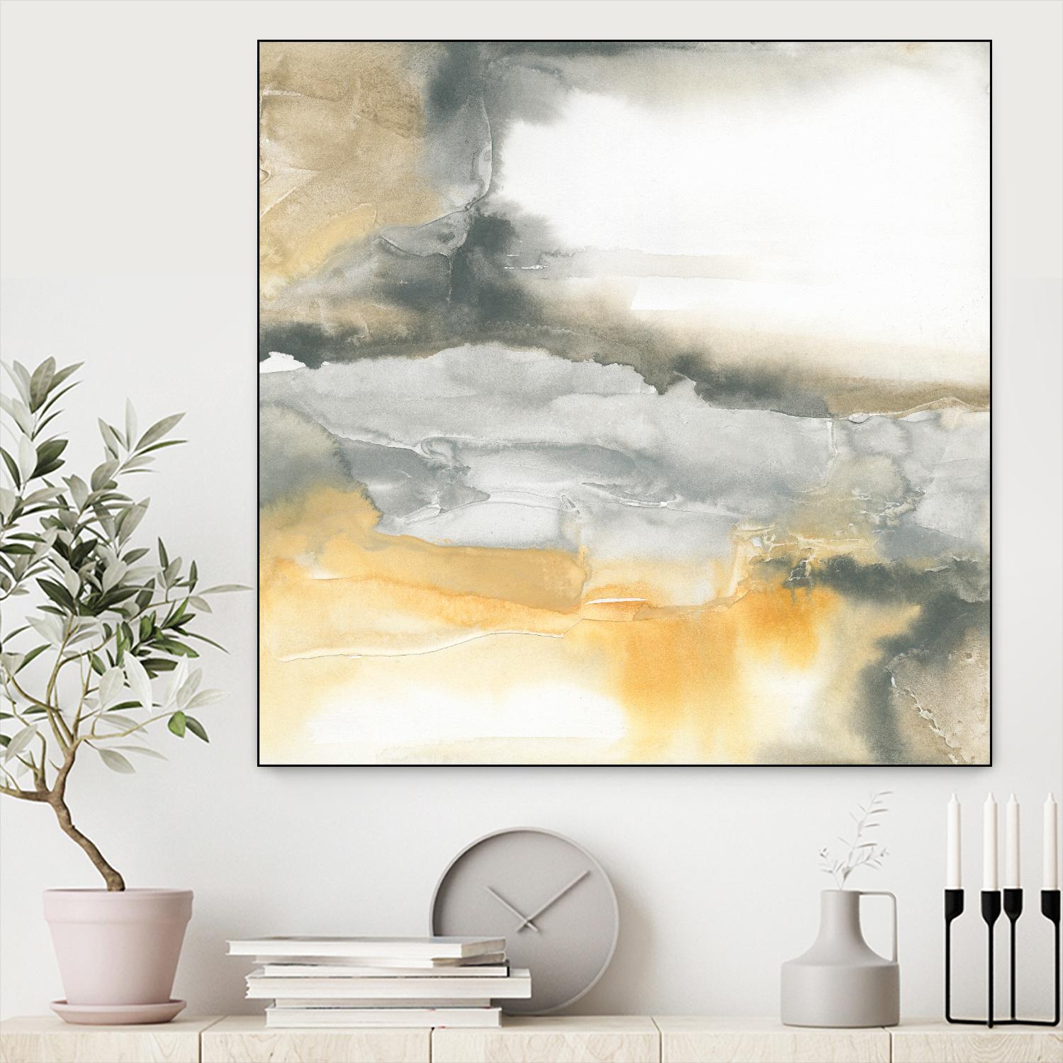 Minerals I by Chris Paschke on GIANT ART - grey abstract