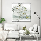 Gold Dust I by Chris Paschke on GIANT ART - yellow floral