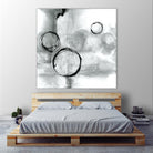 Full Circle I Gray by Chris Paschke on GIANT ART - grey abstract