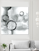 Full Circle I Gray by Chris Paschke on GIANT ART - grey abstract