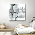 Full Circle I Gray by Chris Paschke on GIANT ART - grey abstract